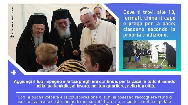 ACI Mazara:  “Un minuto per la Pace – mercoledì 8 giugno 2016 ore 13”