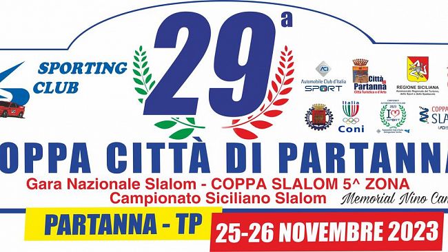 29° Slalom Città di Partanna, pochi giorni alla chiusura delle iscrizioni