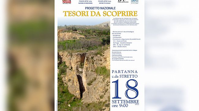 Fidapa domani escursione con i Tesori da scoprire