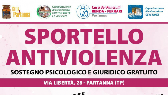 Apre lo sportello antiviolenza a Partanna