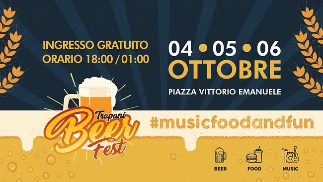 Birra, musica e buon cibo: torna il Trapani Beer Fest