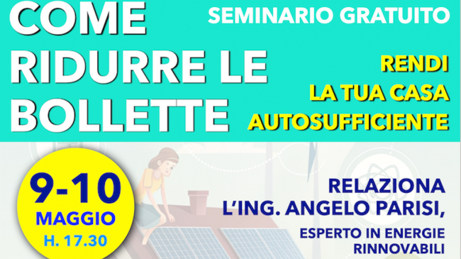 Pantelleria, seminario dell'Unipant su come ridurre le bollette 