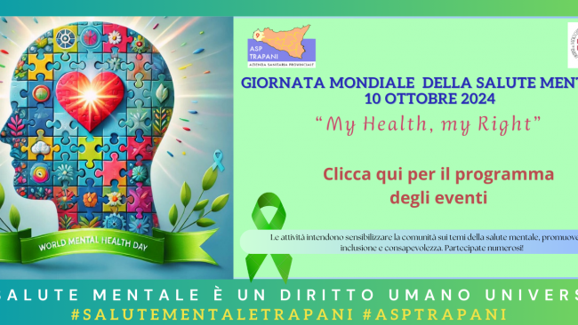 Mazara, il dieci ottobre verrà celebrata la Giornata Mondiale della salute mentale