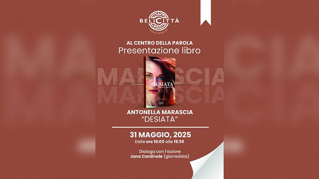 Castelvetrano, Rassegna letteraria “Al centro della Parola”: Antonella Marascia presenta