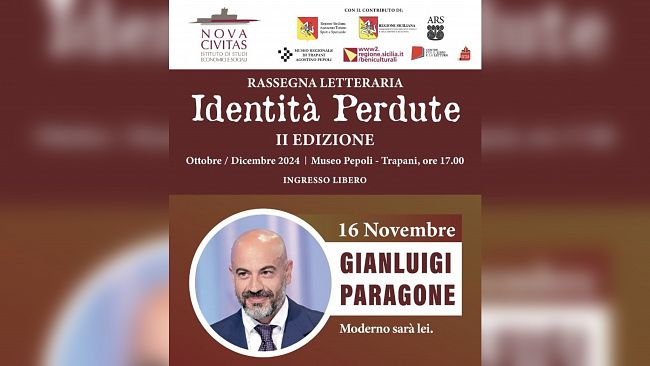 “Identità perdute”: sabato incontro con Gianluigi Paragone 