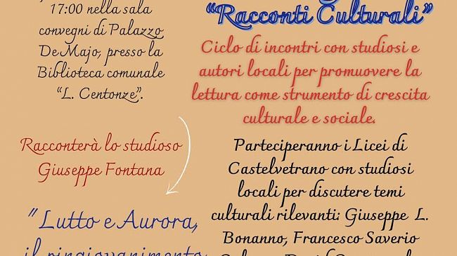 Quarto Appuntamento con la rassegna Libriamoci alla Biblioteca Comunale