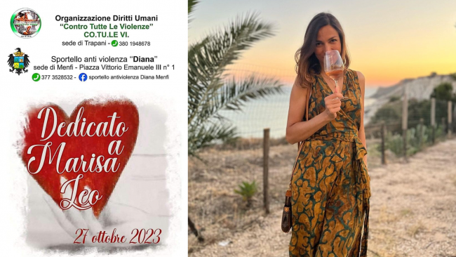 Menfi, oggi l'inaugurazione dello sportello antiviolenza dedicato a Marisa Leo 