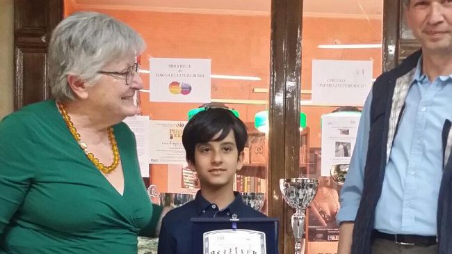 Scacchi: Giuseppe Salvato 3° al Torneo di Messina.