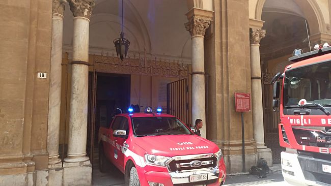 Corto circuito alla Biblioteca Fardelliana