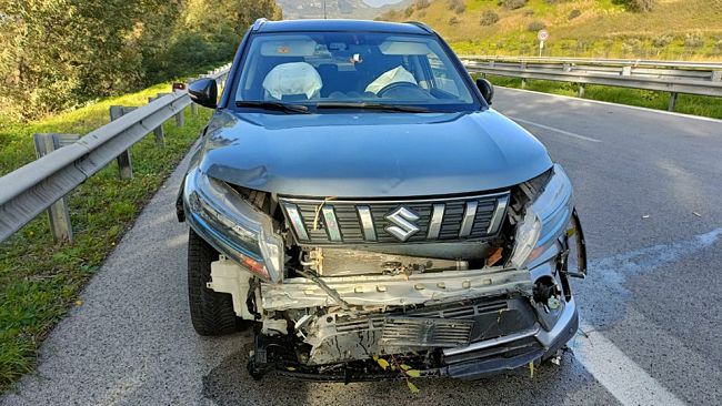 Cade un albero sull'A-29 e finisce su un'auto in transito, feriti due giovani