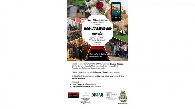 Alcamo, il gruppo “Noi… oltre il Teatro” presenta: “Una finestra sul mondo”