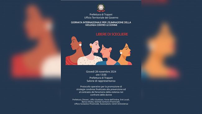 Prefettura di Trapani, sarà sottoscritto un protocollo d'intesa su strategie contro la violenza sulle donne