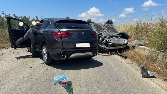 Grave incidente sulla Partanna-Castelvetrano