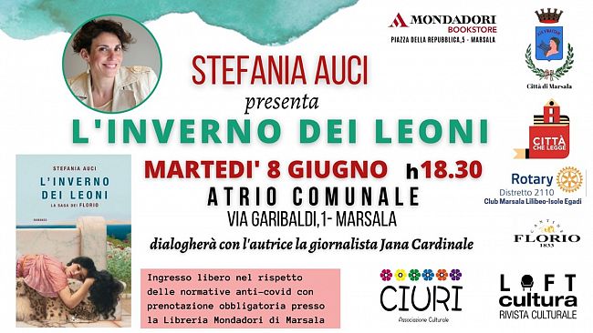 Marsala, Stefania Auci presenta
