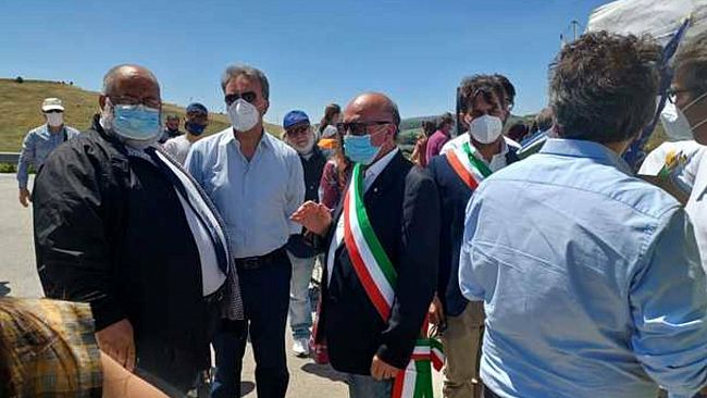 Zone franche montane, l'amministrazione ericina presente allo svincolo Irosa