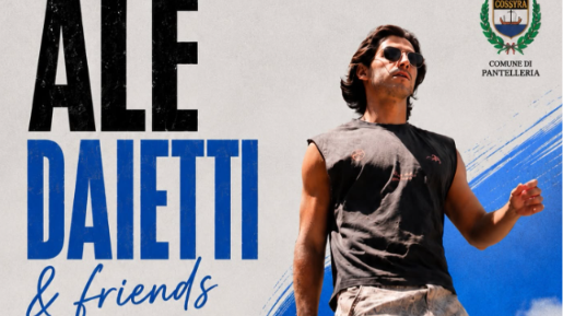 Pantelleria, oggi il concerto di  Ale Daietti & Friends