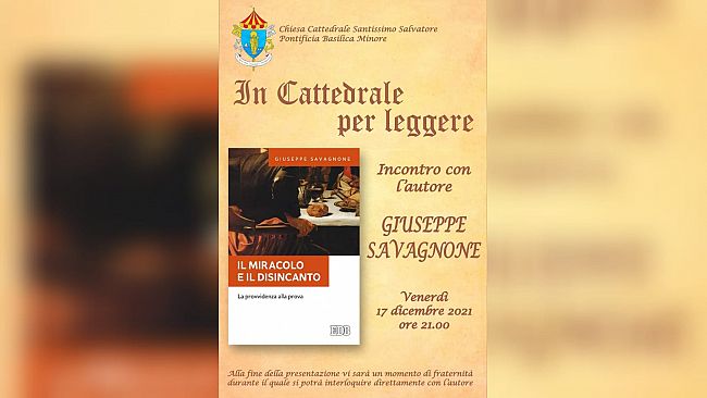 Venerdì 17 dicembre al via la rassegna “In Cattedrale per leggere”