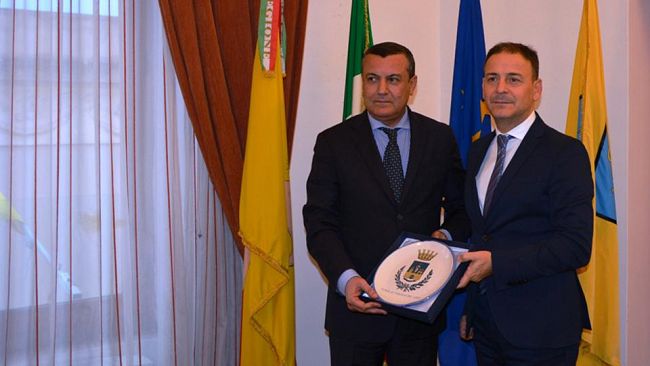 Mazara, il Console generale di Tunisia a Palermo in visita al Palazzo di Città