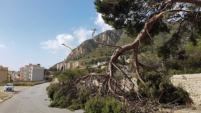 Erice: Maltempo, continua la fase di emergenza. Chiusa al transito la via “G. Clemente”