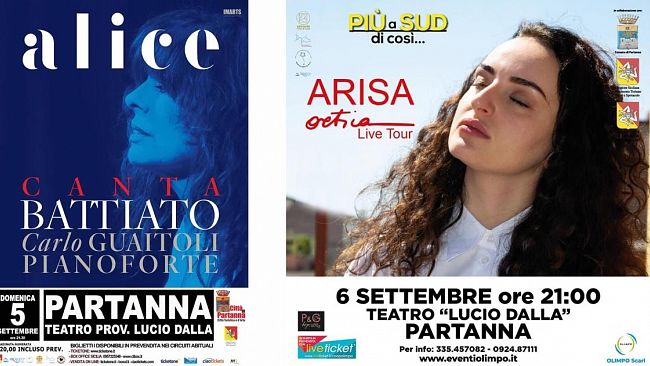 Continua con successo Artemusicultura a Partanna: domenica Alice e lunedì Arisa