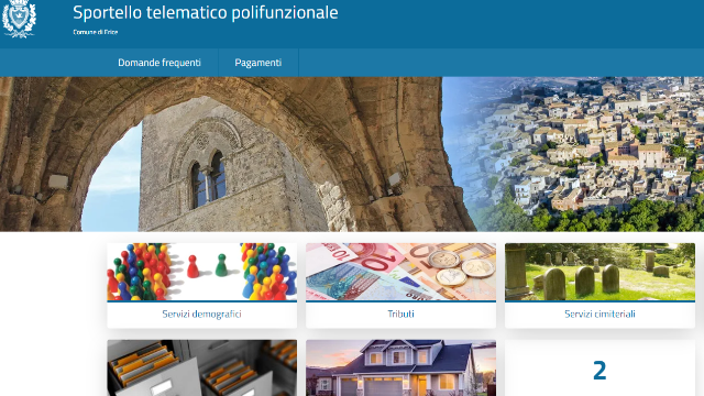 Attivato lo Sportello Telematico Polifunzionale del Comune di Erice