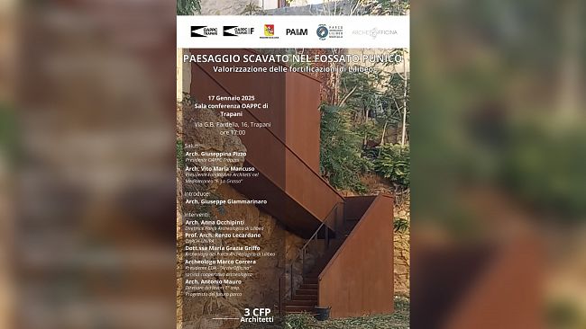 Trapani, rinviato a causa del maltempo il convegno sul Paesaggio scavato nel fossato punico