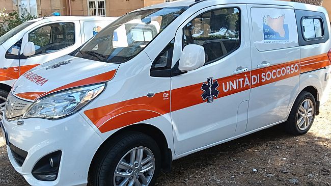 ​Asp Trapani: 4 mini-ambulanze elettriche per le isole Egadi e Pantelleria