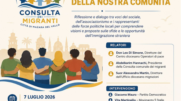 Mazara, il 7 luglio l'incontro dal titolo: 