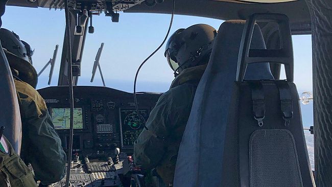 Disperso sull’isola di Lampedusa, intervengono Aeronuatica Militare e Vigili del Fuoco