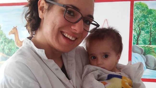 La pediatra marsalese Gloria Todeschini in Palestina al servizio  dei bimbi meno fortunati.