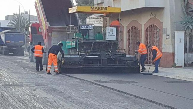 Rifacimento asfalto nelle strade del territorio si continua con la via Mazara