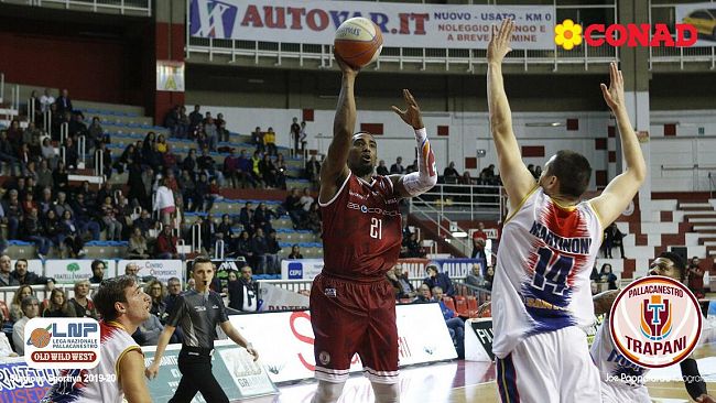 Basket, Trapani abbatte la capolista con una magia di Goins sulla sirena