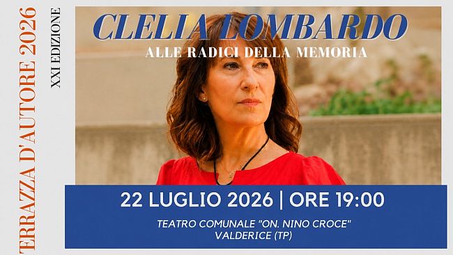 Valderice. ​Terrazza d’Autore: Clelia Lombardo racconta “La felicità del padre”