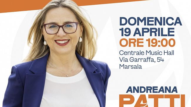 Andreana Patti lancia la campagna elettorale: appuntamento domenica al Centrale Music Hall