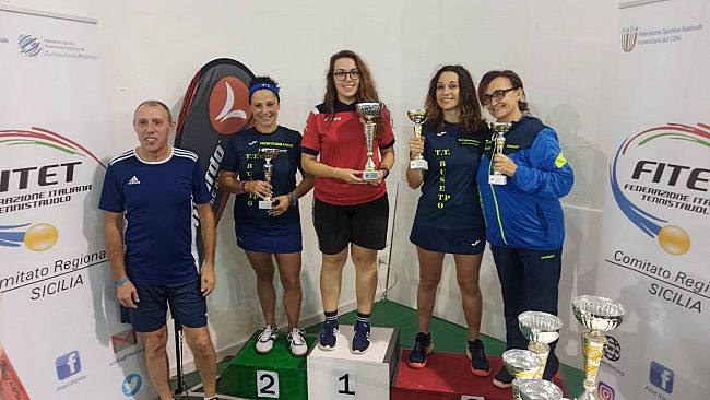 Tennis tavolo, quattro podi per la TT Trapani nel weekend