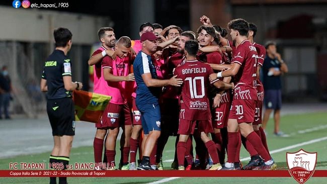 Due perle di Tedesco trascinano il Trapani: battuto 3-0 il Biancavilla