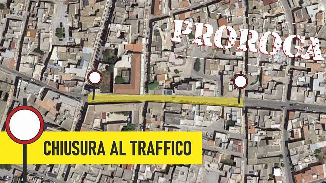 Prorogata la chiusura al transito della via Libertà