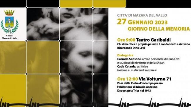Mazara, appuntamenti per la giornata della memoria