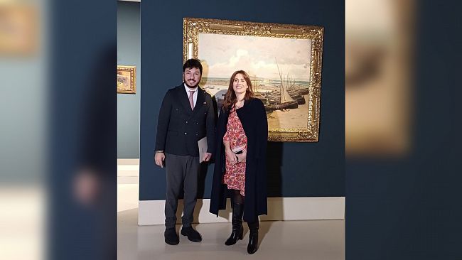 Asp Trapani, il quadro “Marina, veduta di Villino Nasi”, alla Pinacoteca di Villa Zito
