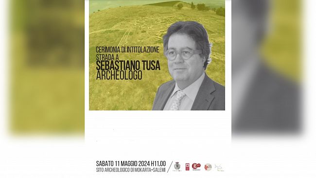 Salemi, strada per gli scavi di Mokarta intitolata all'archeologo Tusa