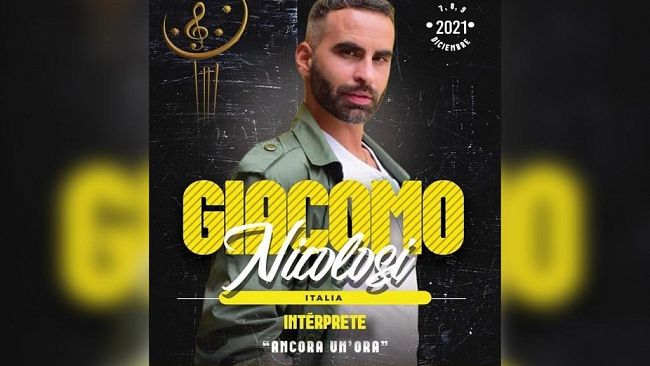 Giacomo Nicolosi alla IX Edizione del Festival Internazionale della canzone