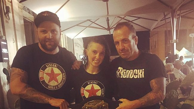 L’atleta Rendoki Dojo 91026 Fight Club Martina Bernile campionessa italiana Wako Pro