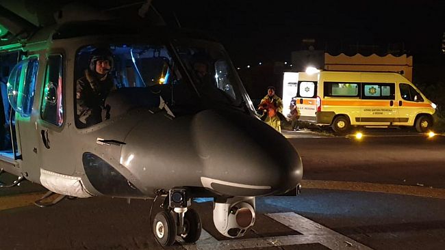 Un elicottero dell’82° Centro C.S.A.R. di Trapani salva due uomini in pericolo di vita