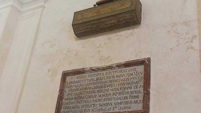 Trapani, deposta corona in ricordo di Manfredi di Trinacria