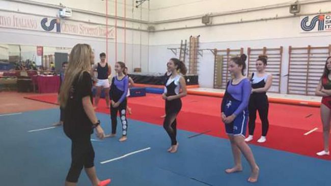 Stage ginnastica con Sophia campana e Chistian Grillo