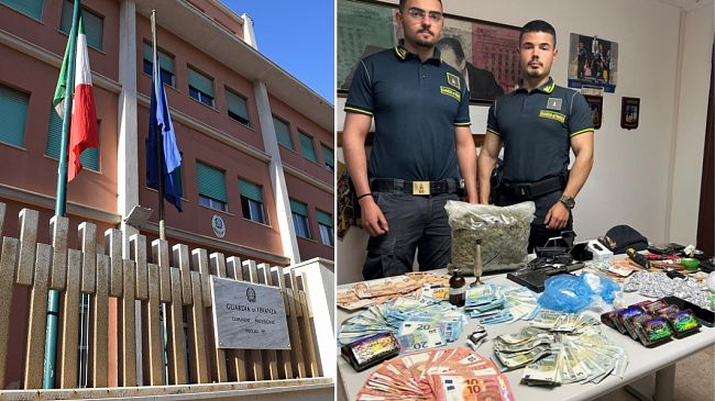 ​Roulotte adibita a market di stupefacenti a Marsala, sequestrati 2 chili di droghe: un arresto e una denuncia