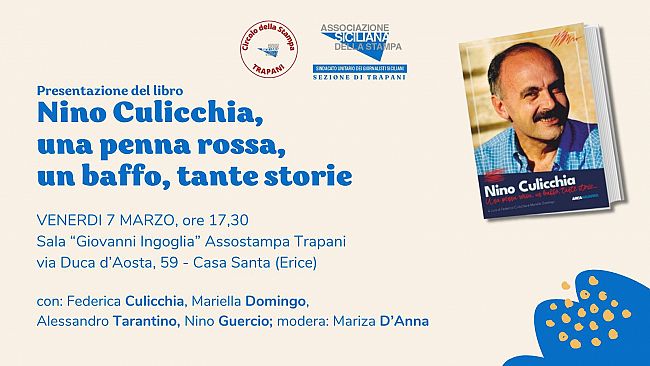 Ricordo di Nino Culicchia al Circolo della Stampa di Trapani