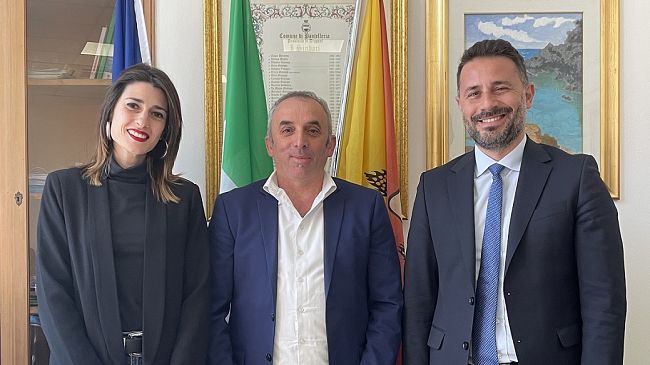 Pantelleria, visita istituzionale di Nuccio Di Paola e dell’on. Ciminnisi