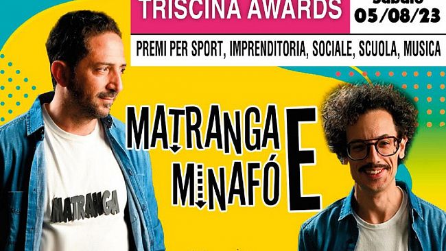 Il duo comico Matranga e Minafò riceverà il premio Franchi Ingrassia a Triscina