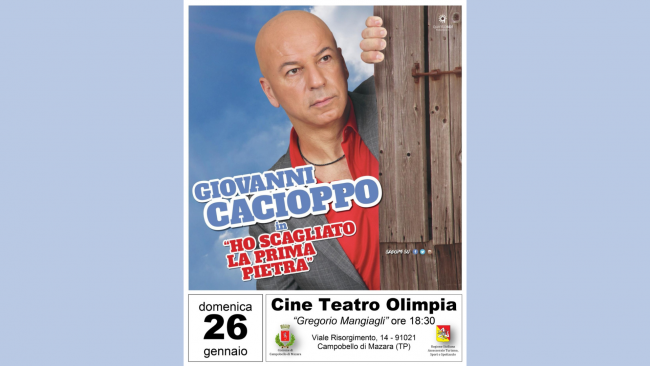 Campobello, il 26 gennaio lo spettacolo 